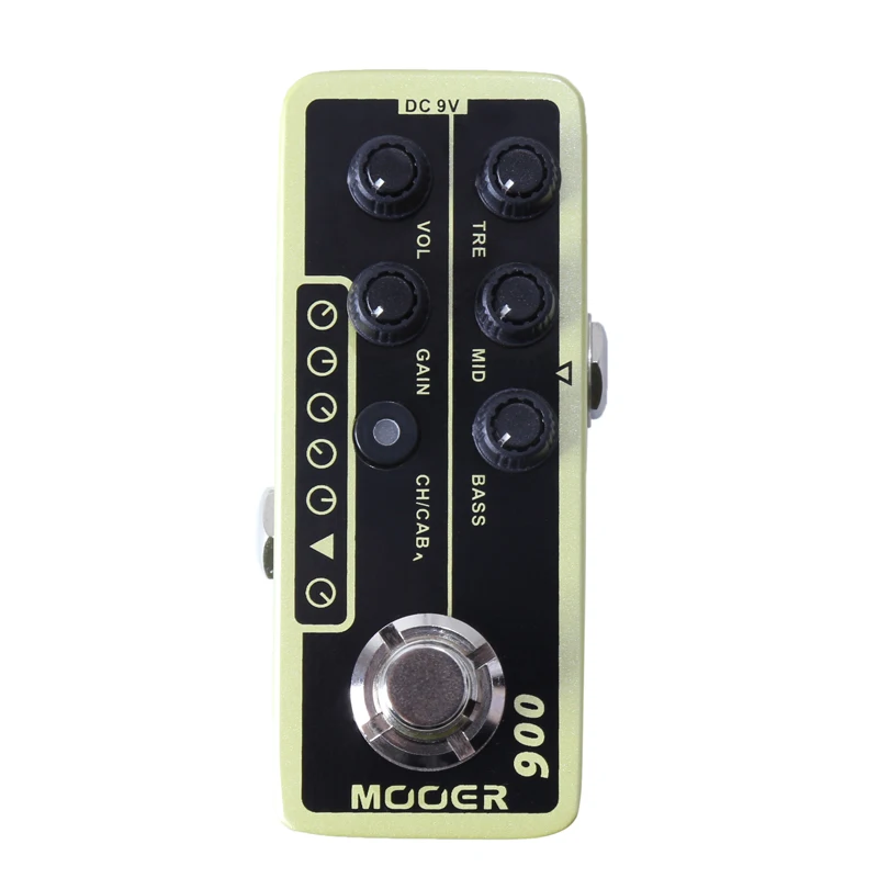 Mooer Micro Digital Preamp 006 Classic Deluxe педаль для гитары с эффектами задержки и реверберации 3