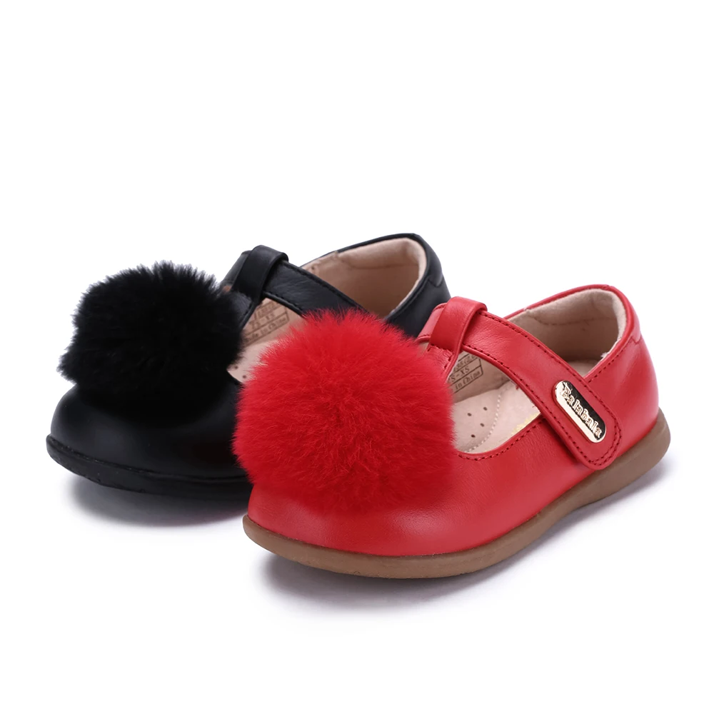Children Shoes Girls 2018 New Autumn Fashion Princess For Single Sheepskin Soft Breathable Cute Childs | Детская одежда и обувь