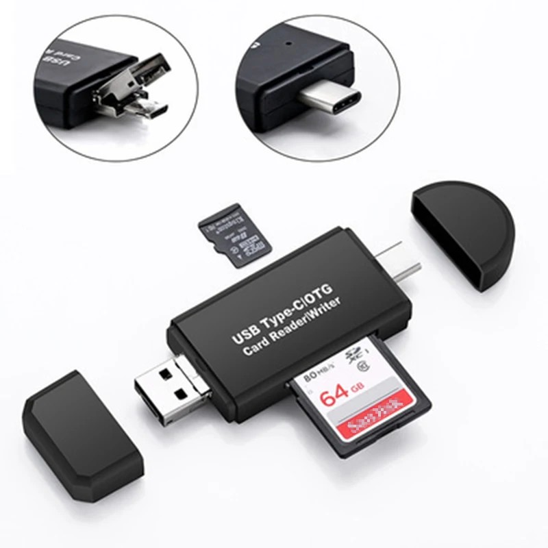 Все в одном устройство чтения карт памяти MINI USB 2 0 OTG Micro SD/SDHC/SDXC TF Card Reader адаптер для