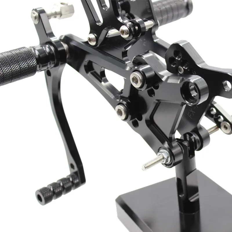 CNC алюминиевый регулируемый задний комплект подножек для мотоцикла Honda CBR600 F4i F2 F3