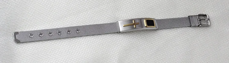 Дэвид Kabel мужские часы ремешок браслет запястье крест из нержавеющей стали |