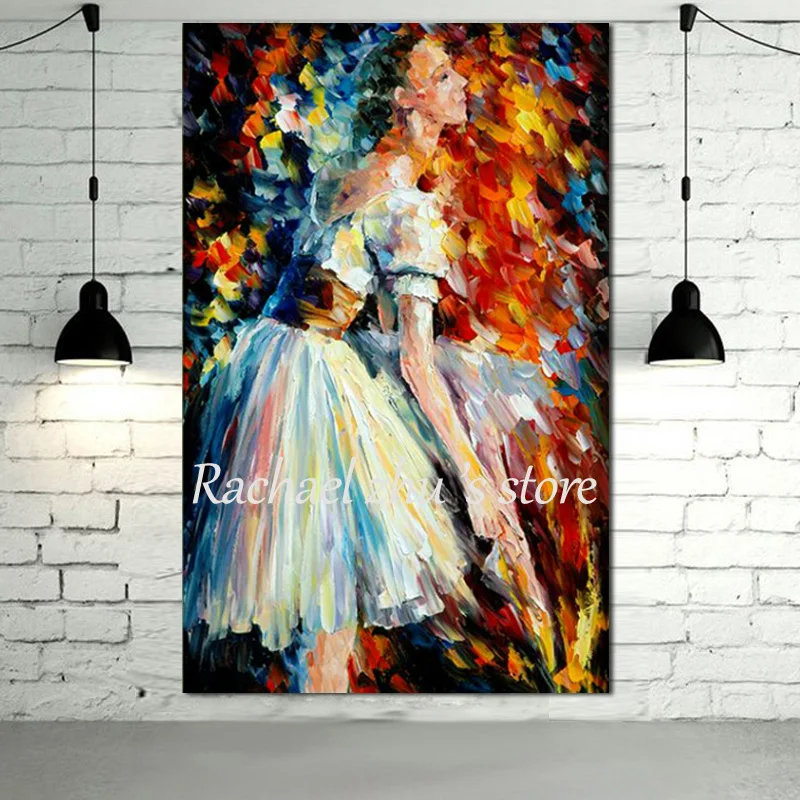 

Hand Painted Abstract Romantic Lovers Kissing Oil Paintings On Canvas Palette Knife Wall Pictures Living Room Home Decor Unframe