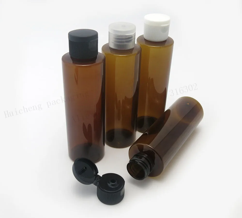 30 X 150ml Amber PET shampoo Cream bottle 150cc plastic cosmetic container 5oz Make up Container packaging | Красота и здоровье
