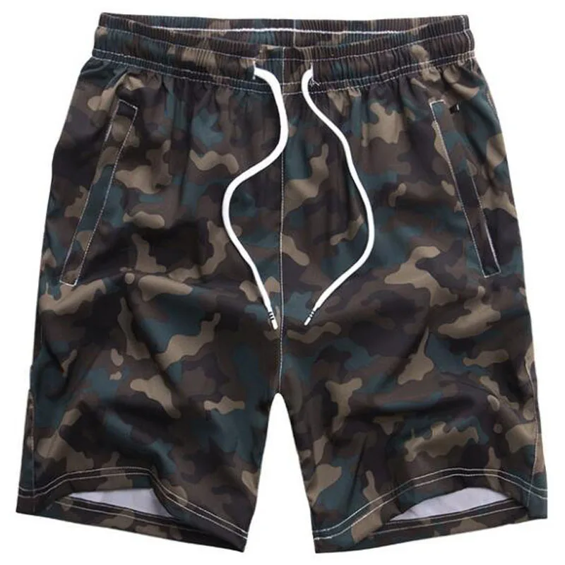 Camouflage green Новые 8XL шорты мужские летние быстросохнущие пляжные шорты мужские камуфляжные Модные дышащие брюки мужские спортивные штаны шорты - Цвет: Camouflage green