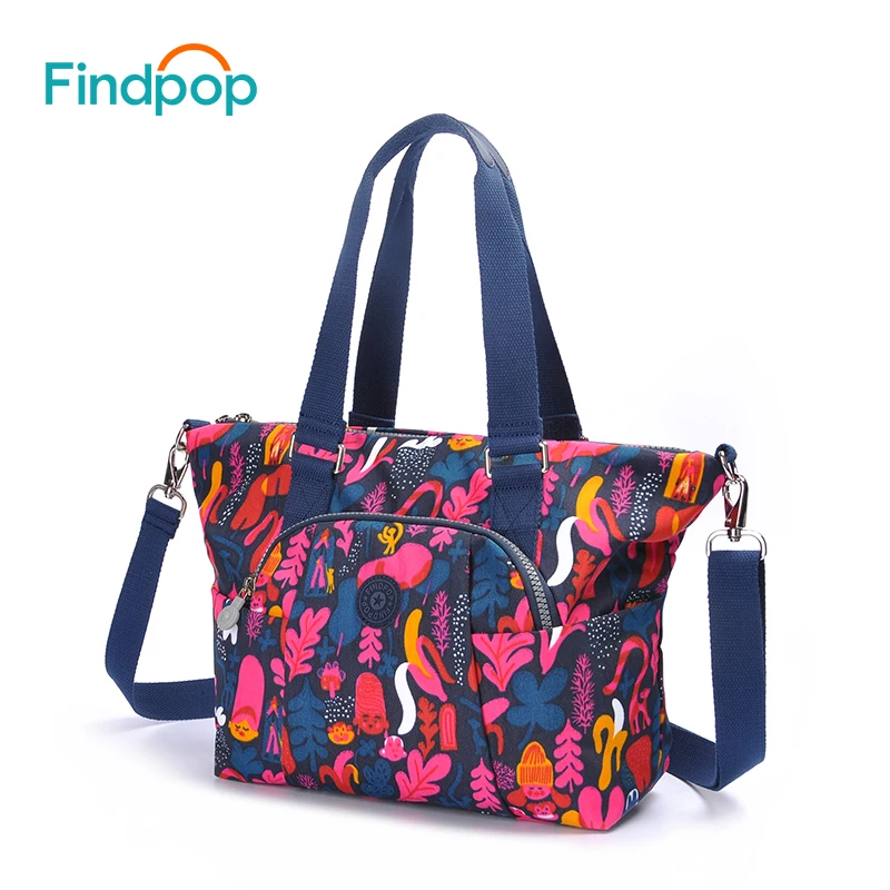Брендовые женские сумки на плечо с цветочным принтом Findpop вместительные через