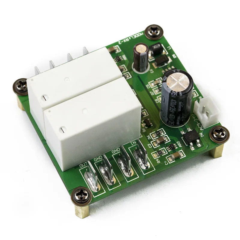 

RX-2 AC 9V - 24V Fever audio amplifier Two-channel anti-shock DC protection Speaker protection board Finished board