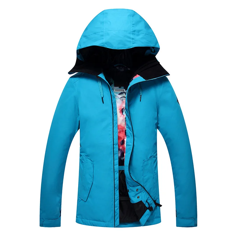 GSOU Snow Ski Suit Women's Pure Color Single Double Board Outdoor Waterproof Windproof Warm Jacket Hiking Travel Clothing | Спорт и