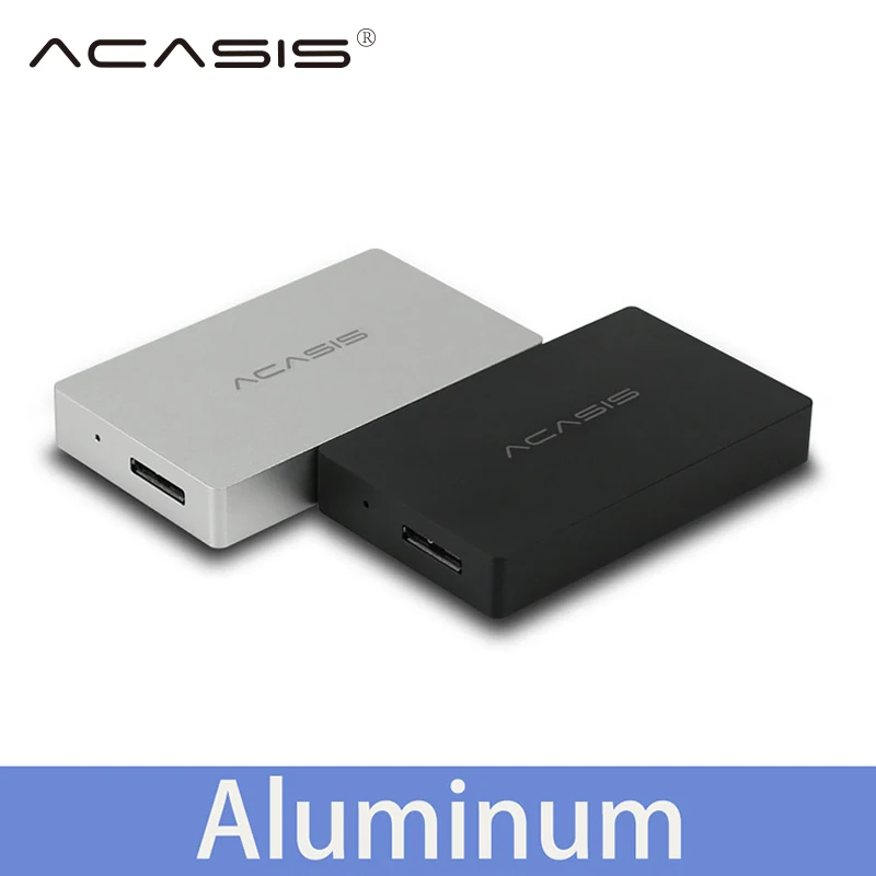 Acasis USB 3.0 SSD Алюминий 1153e чип 5 Гбит 1.8 дюймов msata внешний жесткий диск Корпуса для жёстких дисков Дело Box