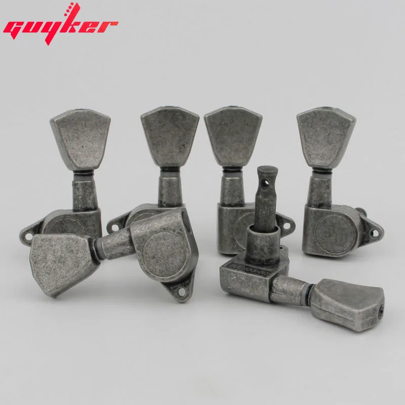 1 набор головок гитарной машины 3L3R трапециевидный тюнинговый ключ Peg Tuners Замена