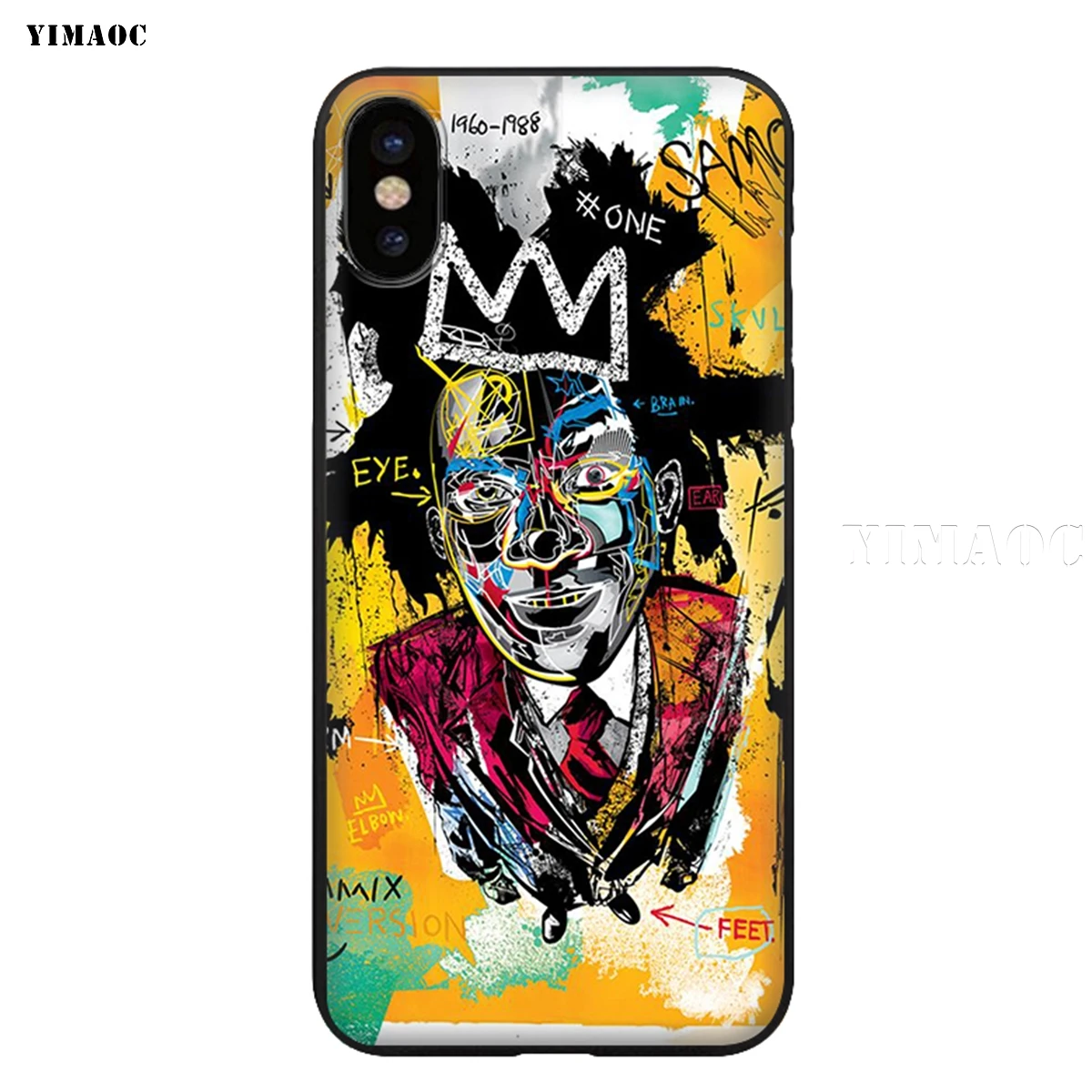 4 Силиконовый мягкий чехол YIMAOC Jean Michel Basquiat для iPhone 11 Pro XS Max XR X 8 7 6 6S Plus 5 5S SE - Цвет: 4