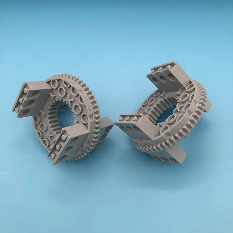 1 шт. серии Technic MOC кирпич части No.2856c01 вращающаяся платформа с шестерней для
