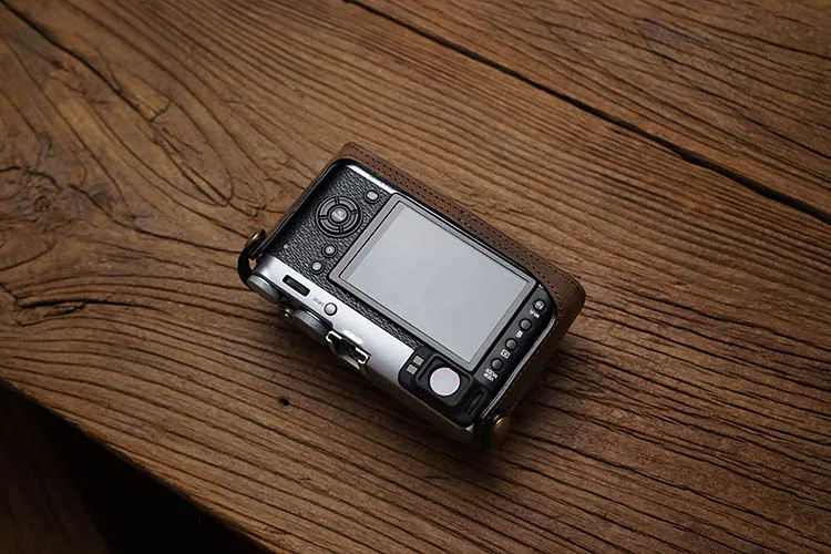 Чехол для камеры Fuji X100T Mr. Stone из натуральной кожи ручной работы полусумка