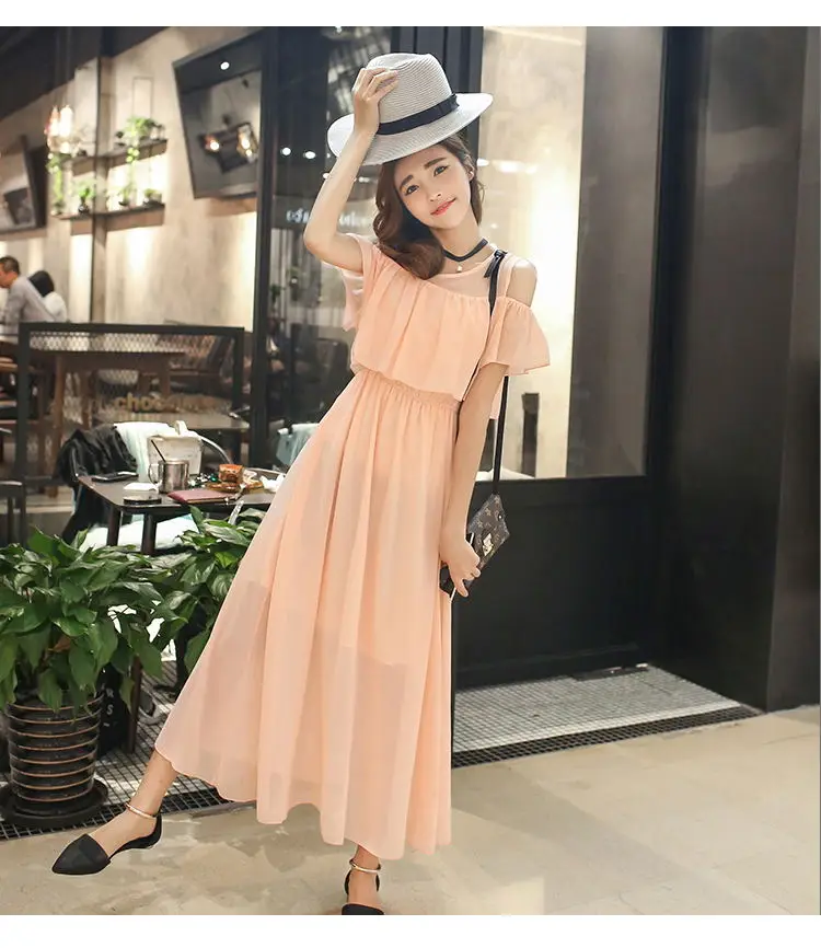 2017 Повседневная Летние Платья Женщин Бабочка Рукав С Плеча Плюс Размер Свободные