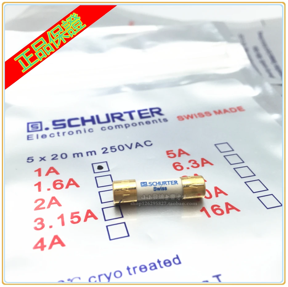 5*20 Оригинальный швейцарский Schurter Schultte звук выделенный Hi Fi предохранитель для