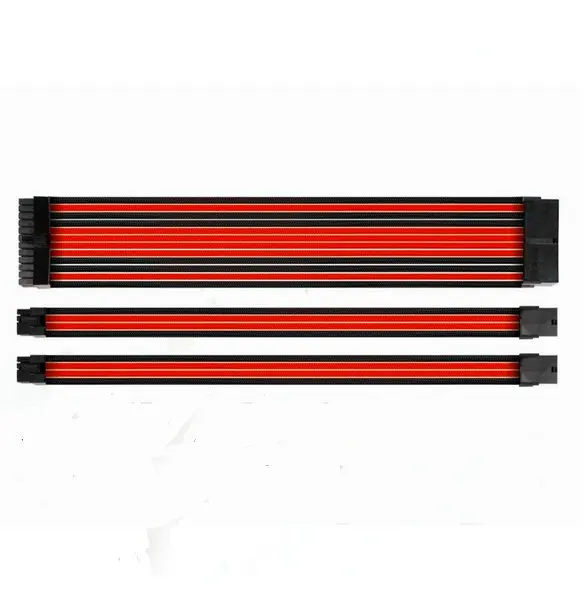 Базовый комплект удлинительных кабелей 12 дюймов 24Pin ATX CPU 8Pin 8 (6 + 2) Pin PCI-E