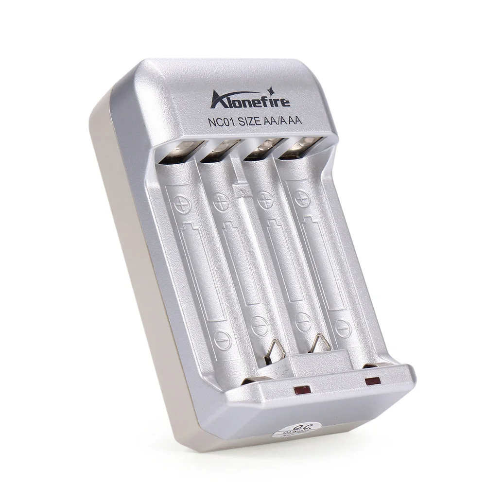 AloneFrie NC01 1,2 V 1,5 V аккумуляторная батарея зарядное устройство для AA/AAA Ni-Cd Ni-MH зарядное устройство для игрушка-фонарик батареи