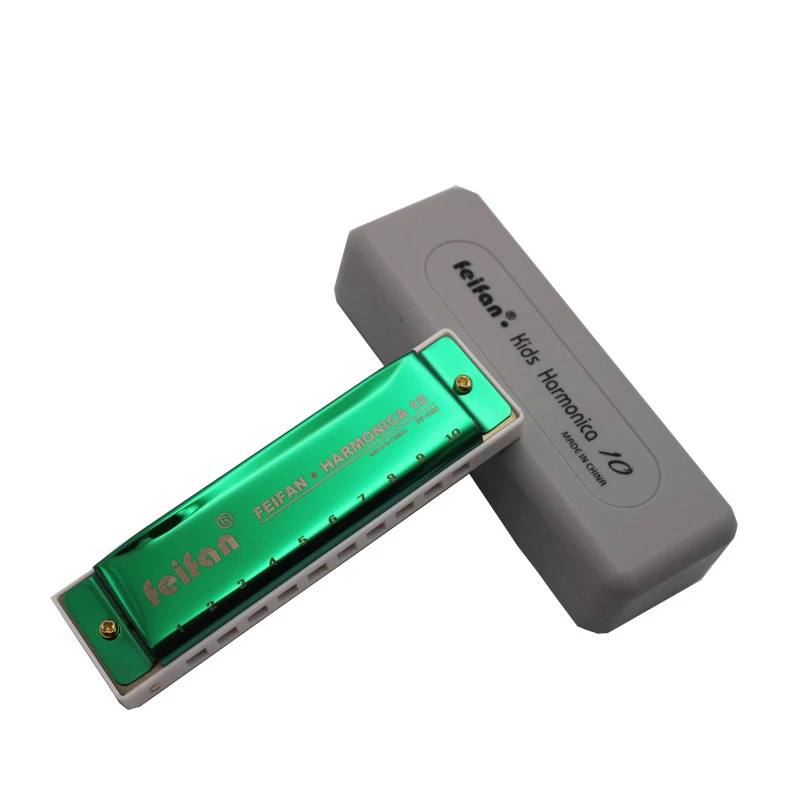 Популярные 10hole Tremolo Harmonica C Key Harp Blues Jazz фолк рок музыкальный инструмент для детей