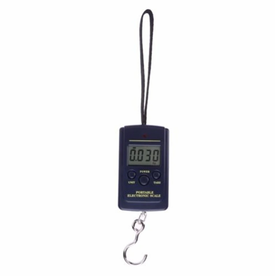 

Portable 40kg x 10g Mini Digital Scale for Fishing Luggage Travel Weighting Pocket Handy Steelyard Hanging Electronic Hook Scale