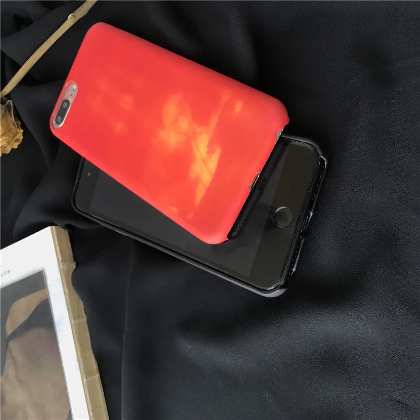 Смешно Touch it Case! горячая индукции тепловой обесцвечивание мобильного телефона Case