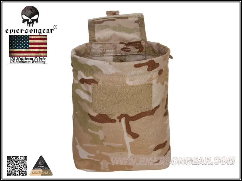 Emersongear складной мешок для дампа Мультикам MOLLE тактический большой мешок для дампа для журналов US 500D Мультикам ткани и лямки - Цвет: MCAD