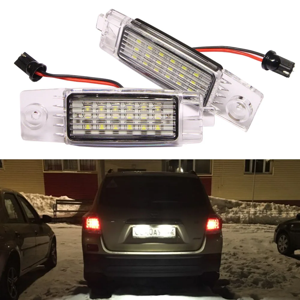 2 шт. светодиодный номерной знак светильник лампа для TOYOTA Hiace S.B.V/Highlander/RAV4/Land | Отзывы и видеообзор