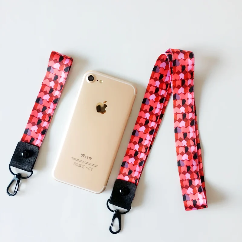 Сердцем мозаика шейный ремешок для ключей ID карты ТРЕНАЖЕРНЫЙ зал мобильный