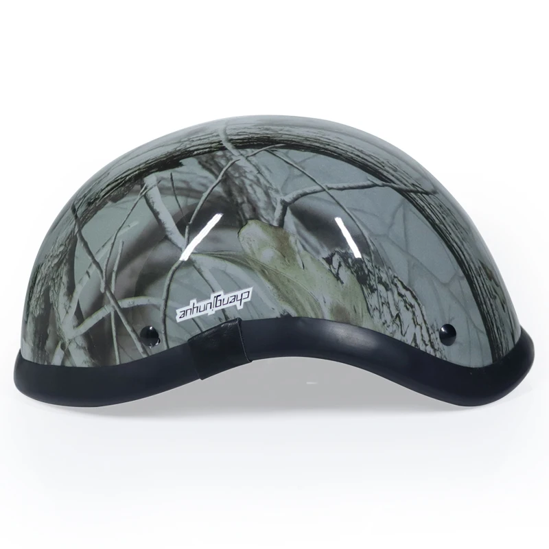 Винтажный реактивный мотоциклетный шлем Ретро Скутер полушлем шлемы с открытым