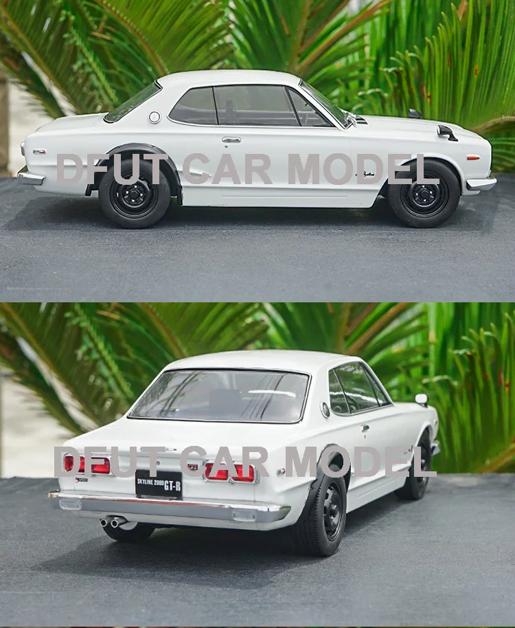 Литая под давлением игрушка из 1:18 сплава, модель автомобиля SKYLINE GTR KPGC10 GT-R, детская игрушечная машинка, оригинальная Авторизованная аутентичная детская игрушка