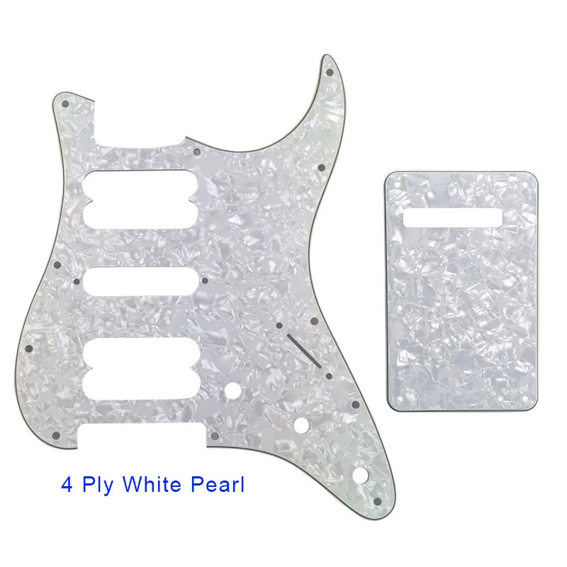 Pleroo гитарные детали St накладки с задней пластиной и 17 винтов для Fender 72