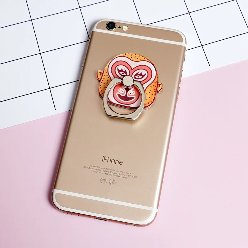 Пекинская опера маска смартфон палец ручка кольцо для Xiaomi Iphone подставка сотового