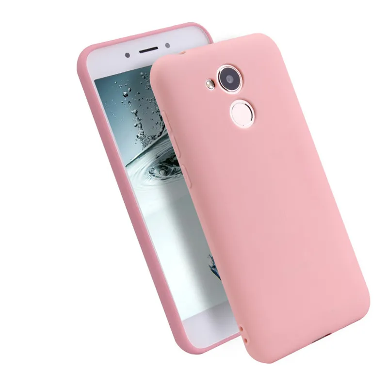 HOECOGE мягкий силиконовый матовый мобильный телефон чехол для Huawei Honor 6A 5 &quot