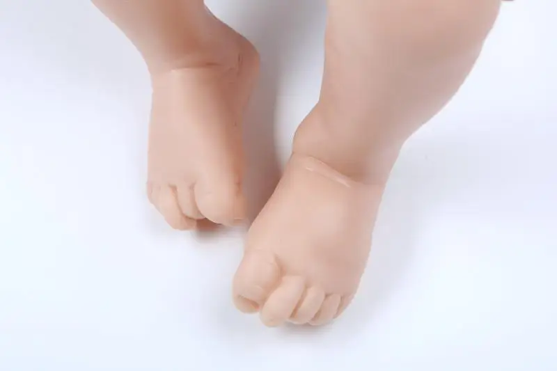 DIY пустой набор мягкий силиконовый винил 20 дюймов reborn Малыш Набор популярный bebe
