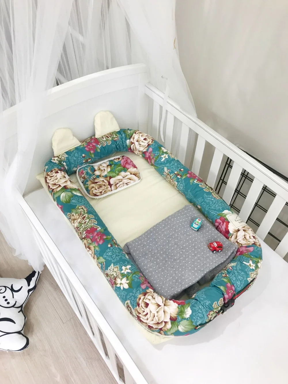 Новинка, для детей 0-3 лет, супер, для новорожденных, бионическая кровать, многофункциональная, игровая Подушка, кровать