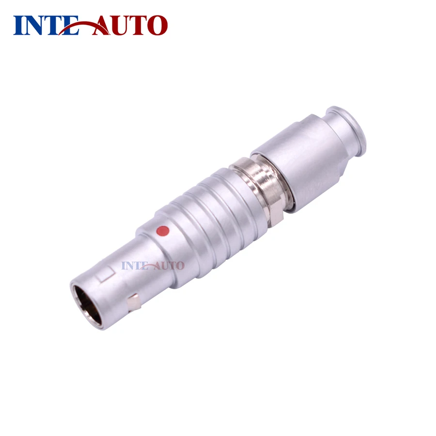 

metal electrical push pull connector, circular cable male plug 2B series M15 size 2 pins FTGG.2B.302