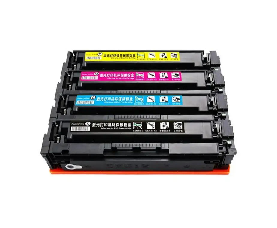 4 шт. картридж с тонером для принтера hp M281fdw M254dw/dn/nw M280nw M|Картриджи тонером| |