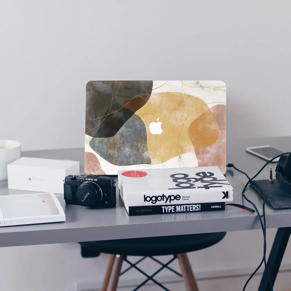 Ударная каменная виниловая наклейка для DIY MacBook Air Pro retina 11 13 15 дюймов наклейка для Mac ноутбука полное покрытие наклейка