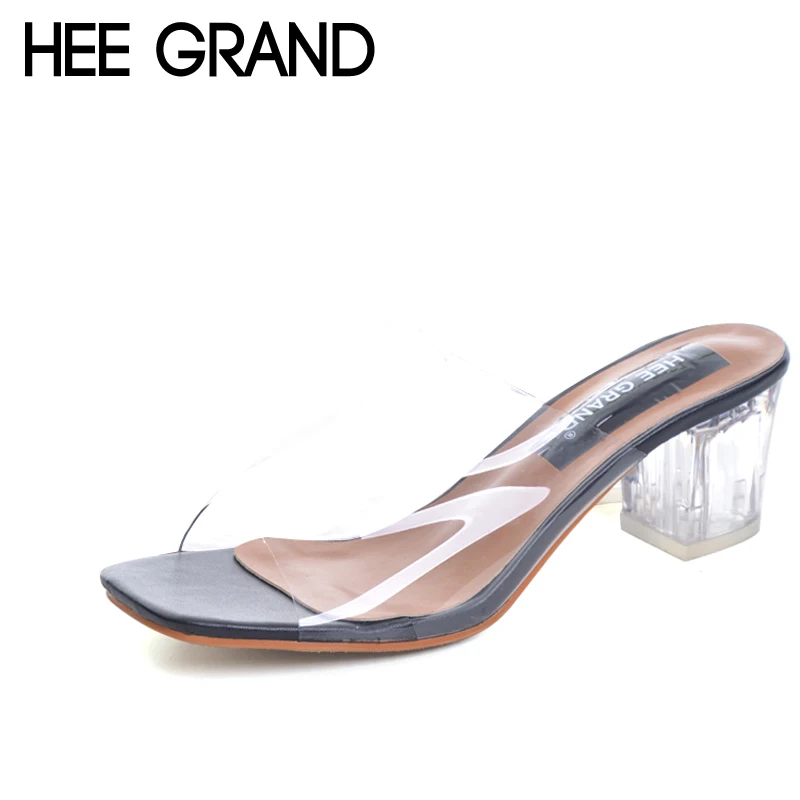 HEE GRAND/прозрачные босоножки коллекция 2017 года летние пляжные туфли для отдыха