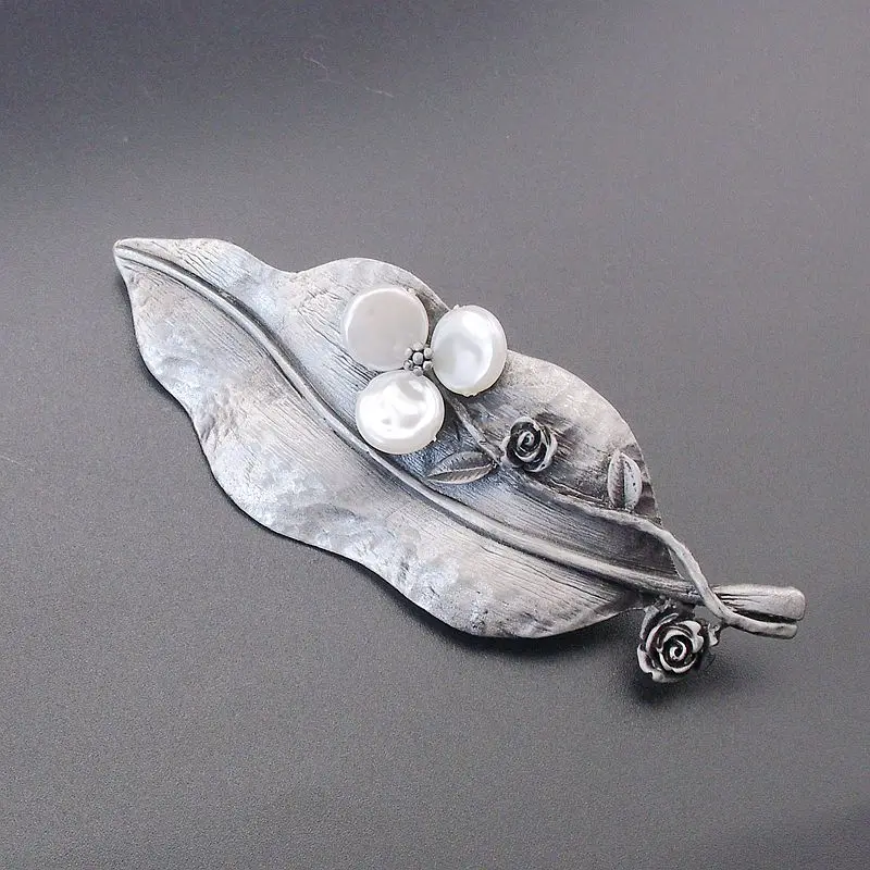 2017 модные новые мужские ювелирные изделия с цветами черного цвета ракушкой