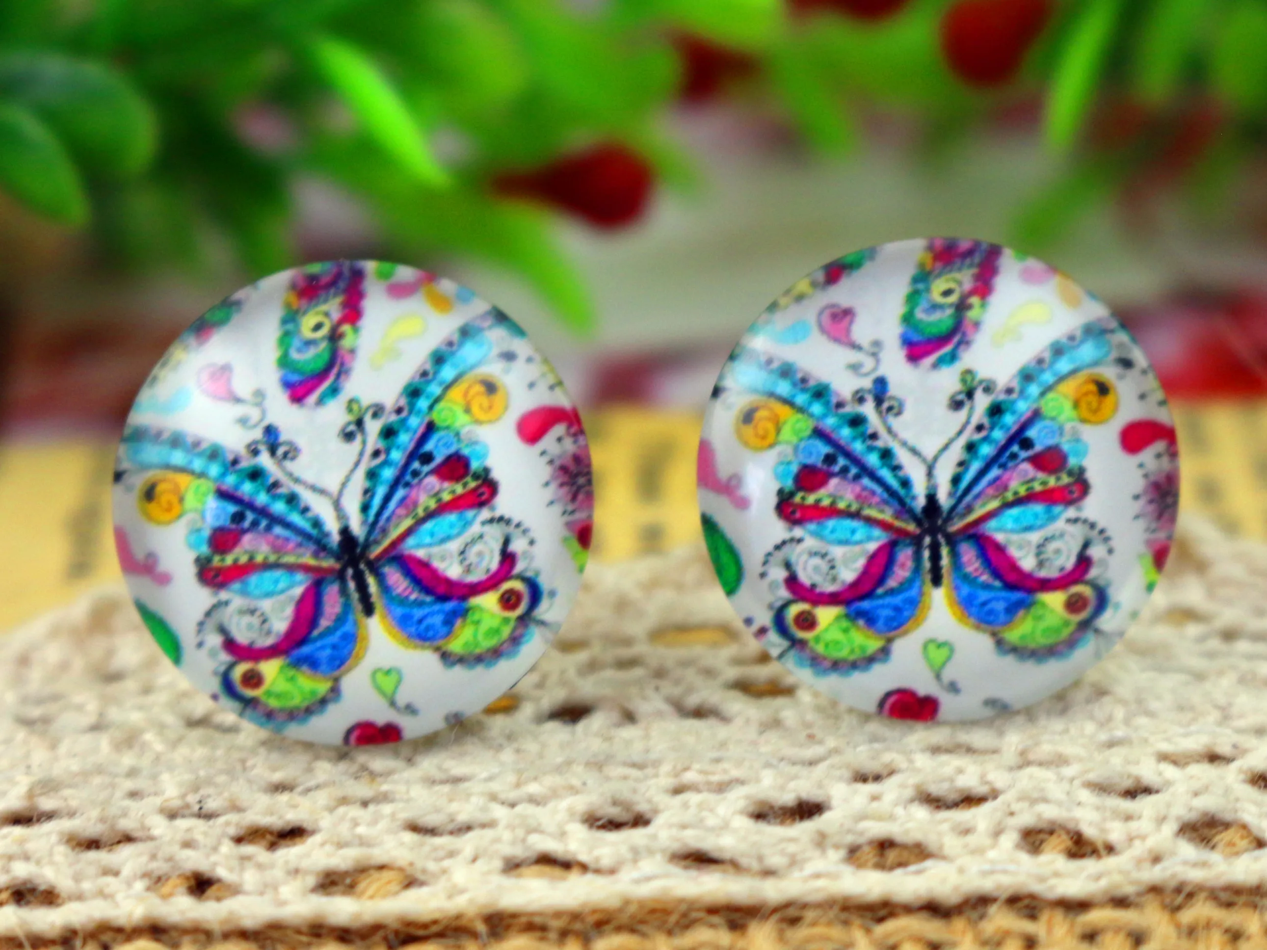 10 шт. 20 мм стеклянные кабошоны ручной работы (H2 04)|cabochon amethyst|cabochon braceletcabochon |