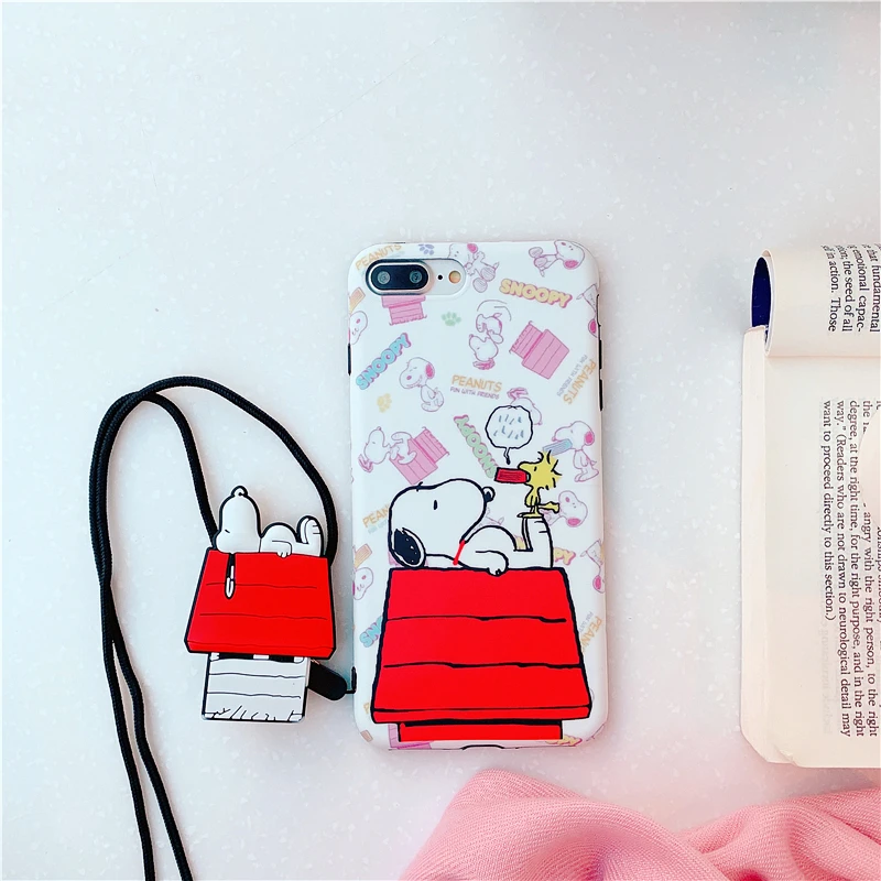 only case Для iPhone XS MAX/XR чехол на заднюю панель с мультяшной собакой, милая защитная пленка из закаленного стекла для iPhone 8 plus 7plus 6 6s plus - Цвет: only case