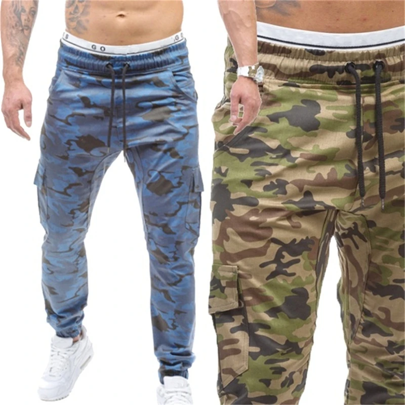 1 шт.. мужские s Jogger осенние карандашный гаремный брюки Камуфлированные штаны