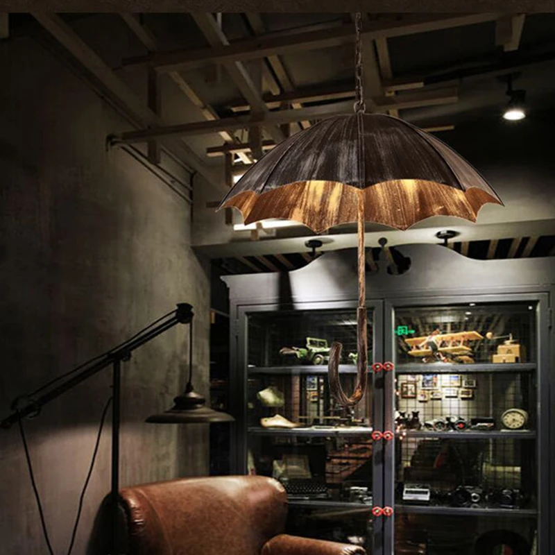 Современный светодиодный подвесной светильник s Umbrella Stle Light винтажный лампа для