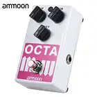Электрическая гитарная педаль ammoon OCTA, точный полифонический октавный генератор, педаль с эффектами, поддерживает SUB UP Octave  Dry сигнал