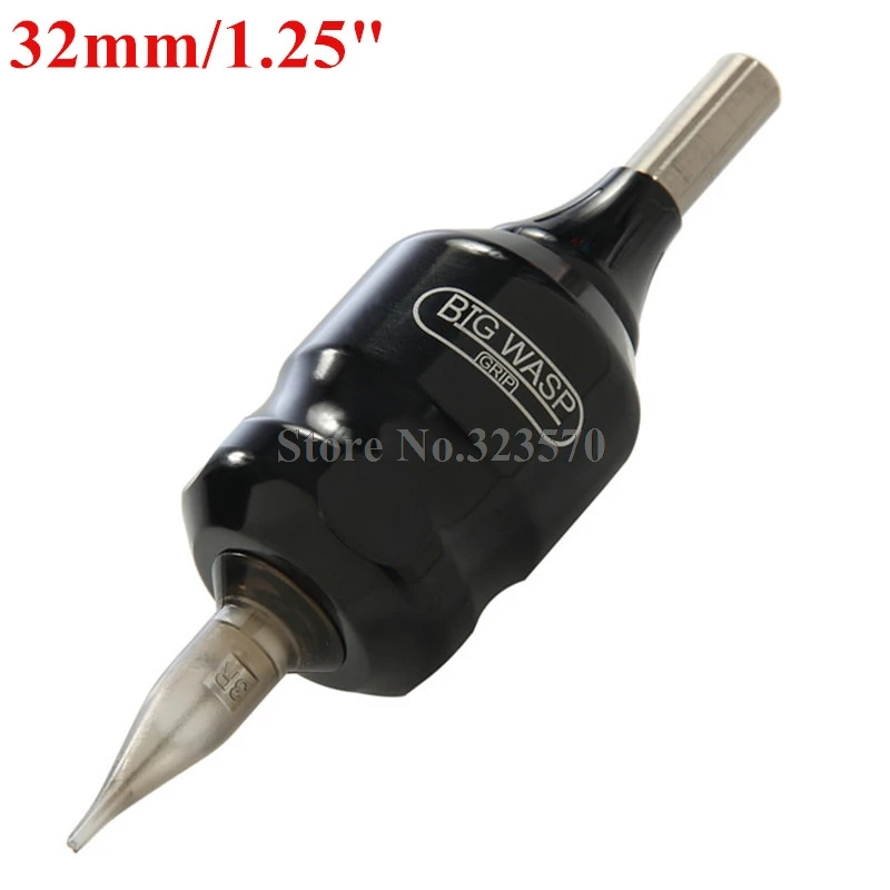 Профессиональный Черный картридж BIGWASP с регулируемой ручкой 32 мм для картриджей