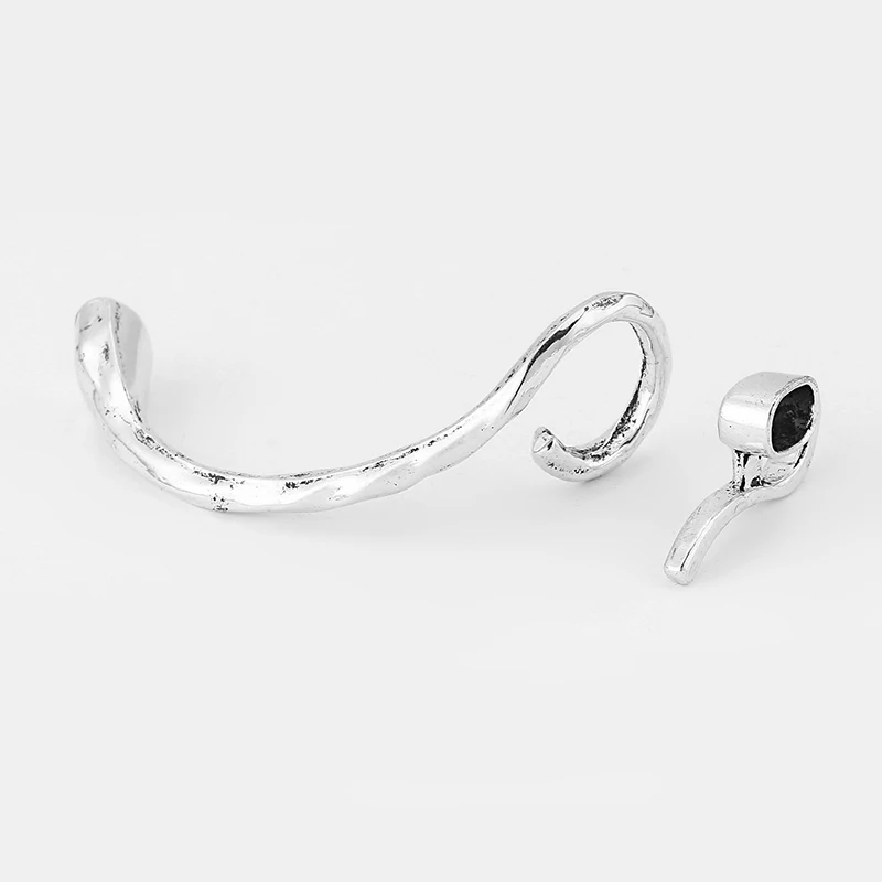 3 Sets Toggle Half Cuff Bracelet Findings For 10x6mm Licorice Leather or Multi strand Cord | Украшения и аксессуары