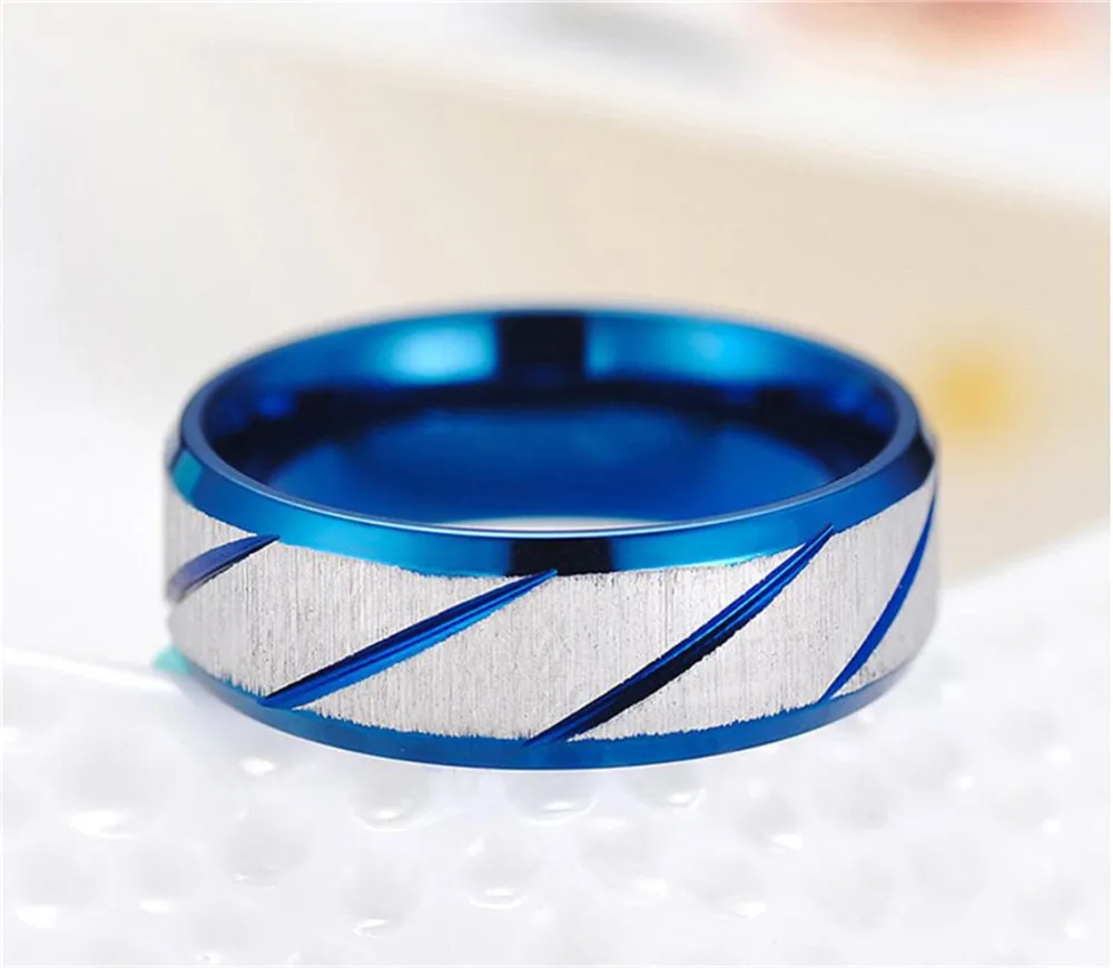 Titanium Rings for Men Stainless Steel Blue / Black Gold 3 Colors Christmas Gift Free Shipping | Украшения и аксессуары