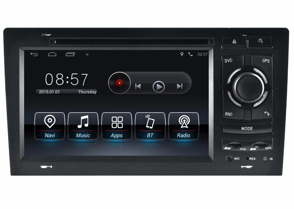 

Четырехъядерный автомобильный DVD-плеер с системой Android 5,1, GPS навигация, автомобильное радио, стерео для AUDI A8 S8 1994-2003 с WIFI BT TV Mirror link