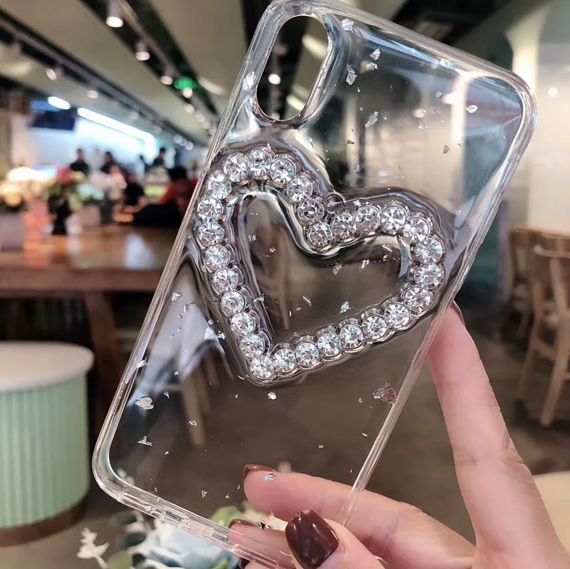 Роскошный блестящий чехол для телефона с серебряной фольгой iPhone X XS Max XR 8 7 6 6S Plus