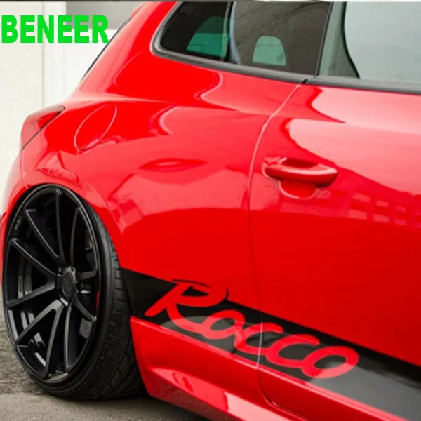 2 шт./лот KK Rocco наклейка на кузов автомобиля Volkswagen Scirocco|car body sticker|sticker for carcar sticker |