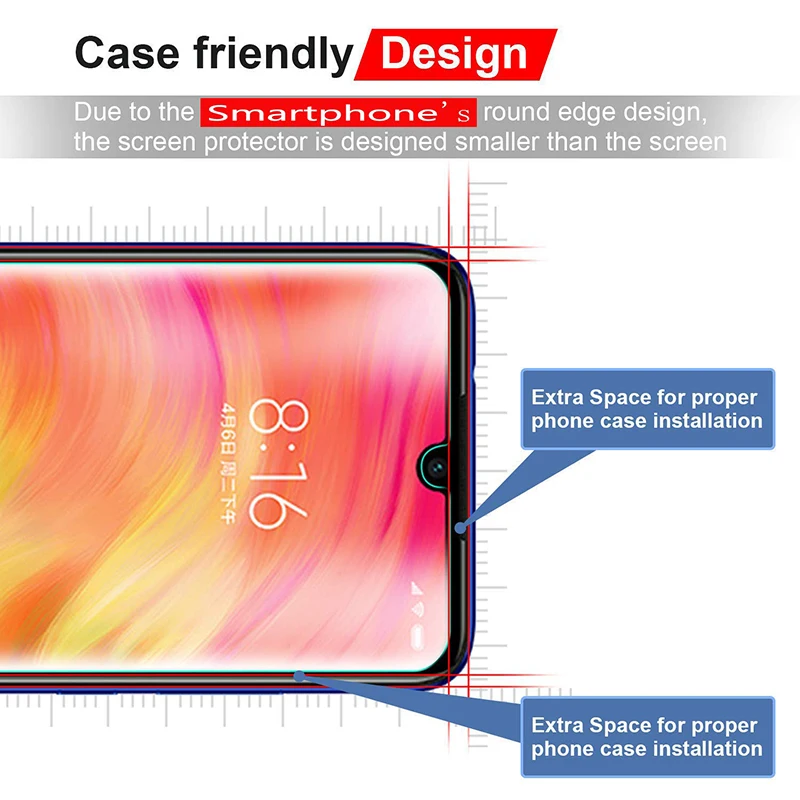 2 шт закаленное стекло для huawei Y5 защита экрана 9H 2.5D телефон на Защитное стекло для huawei Y5 стекло